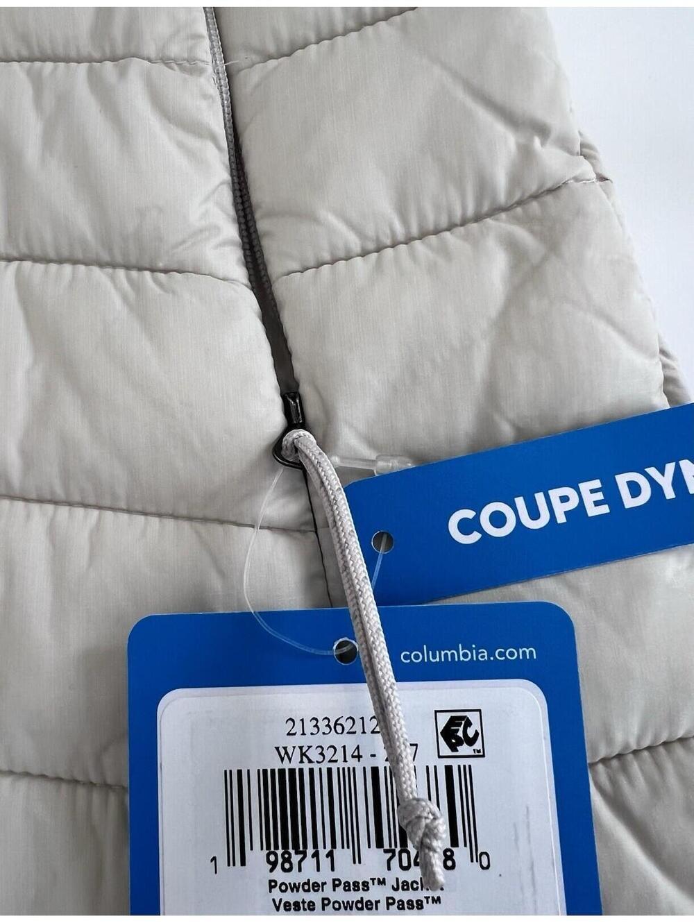 $100 Columbia Womens Powder Pass Puffer Jacket Dark Stone/Seasalt Women’s S - Picture 5 of 11